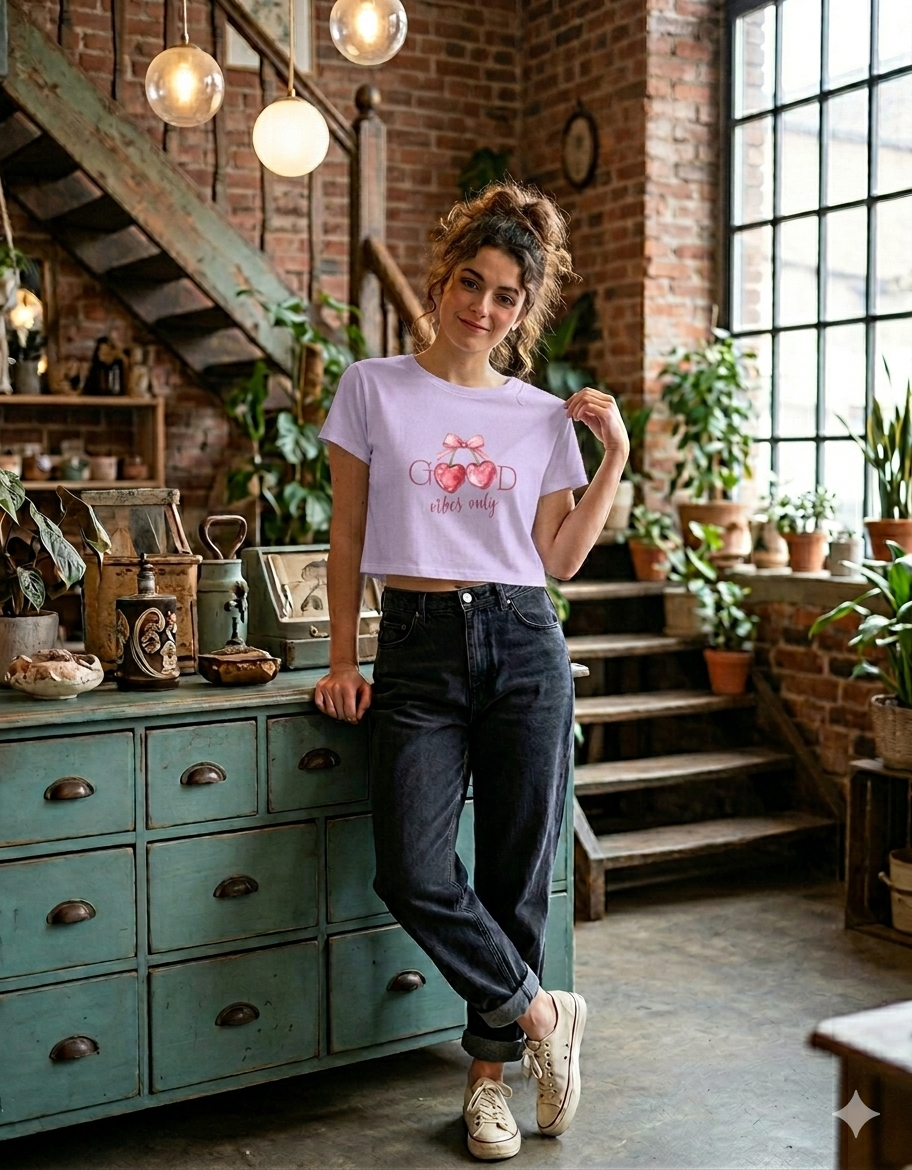 Meet the Vayra Baby Tee: the perfect "not-too-short, not-too-long"