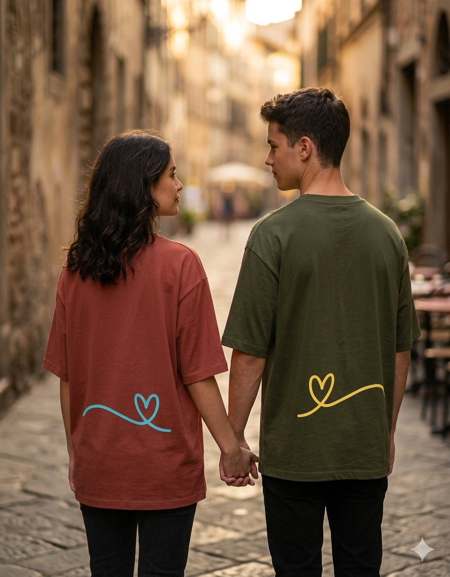 Tu Jo Hai Couple Unisex Oversized Classic T-Shirt